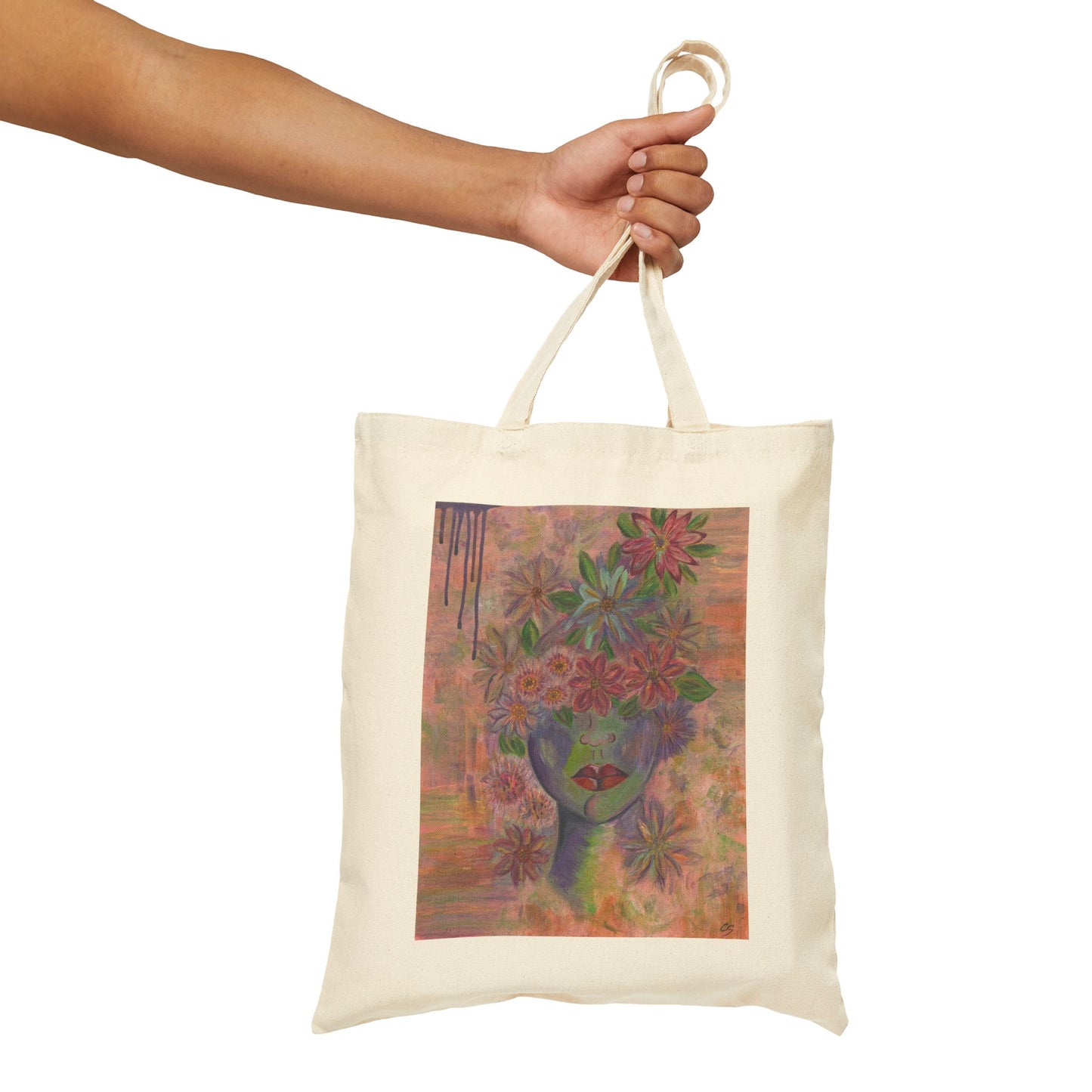 Floral Awakening  Canvas Tote Bag