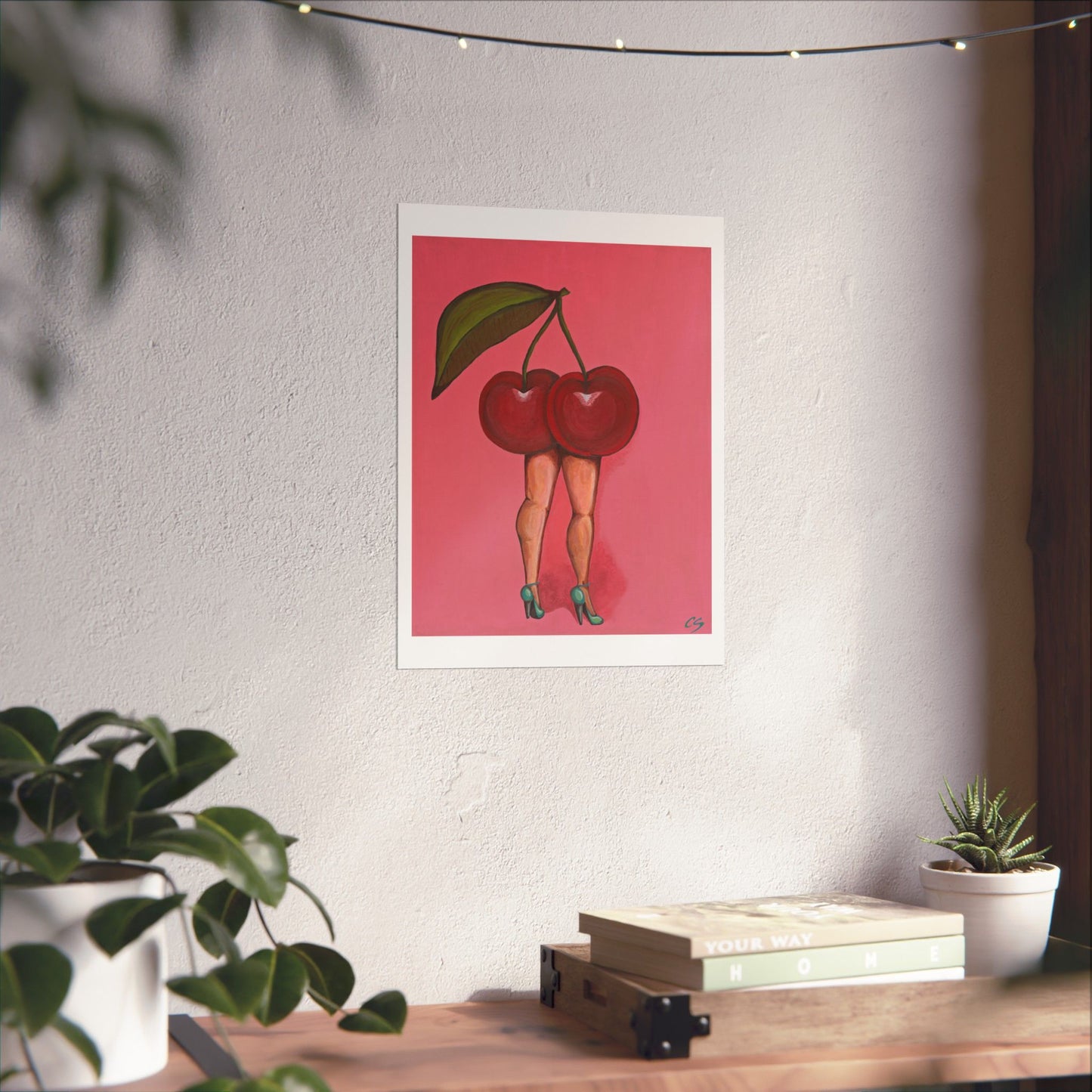 Cherry Cheeks Print