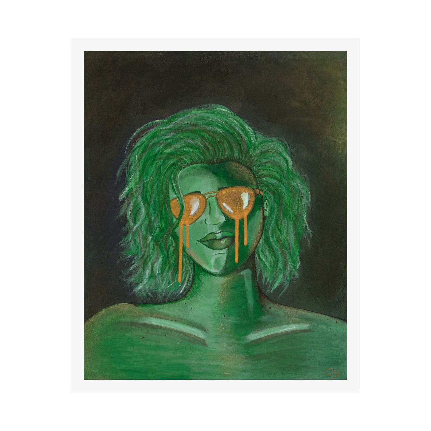 Gilded Gaze Print