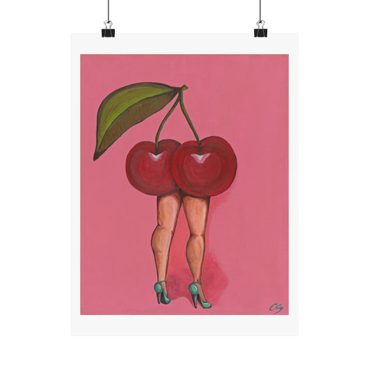 Cherry Cheeks Print