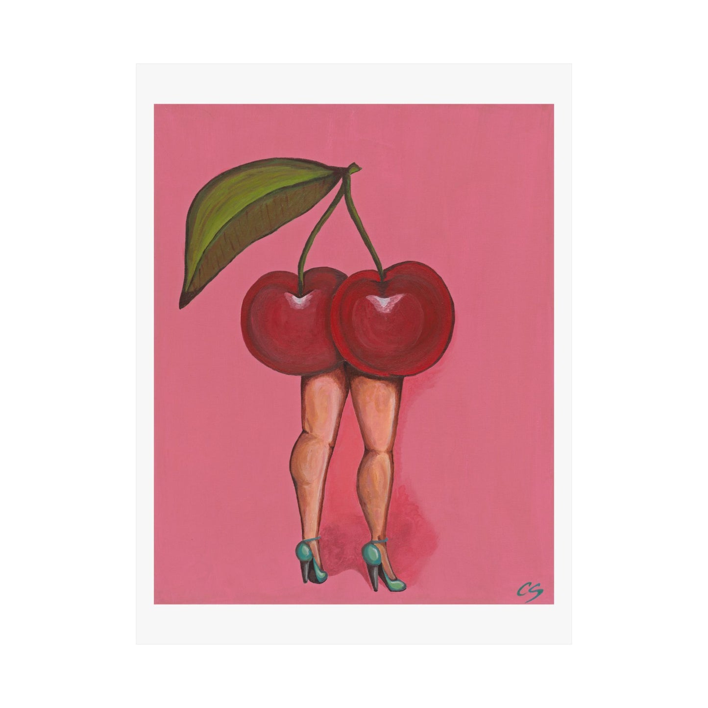 Cherry Cheeks Print