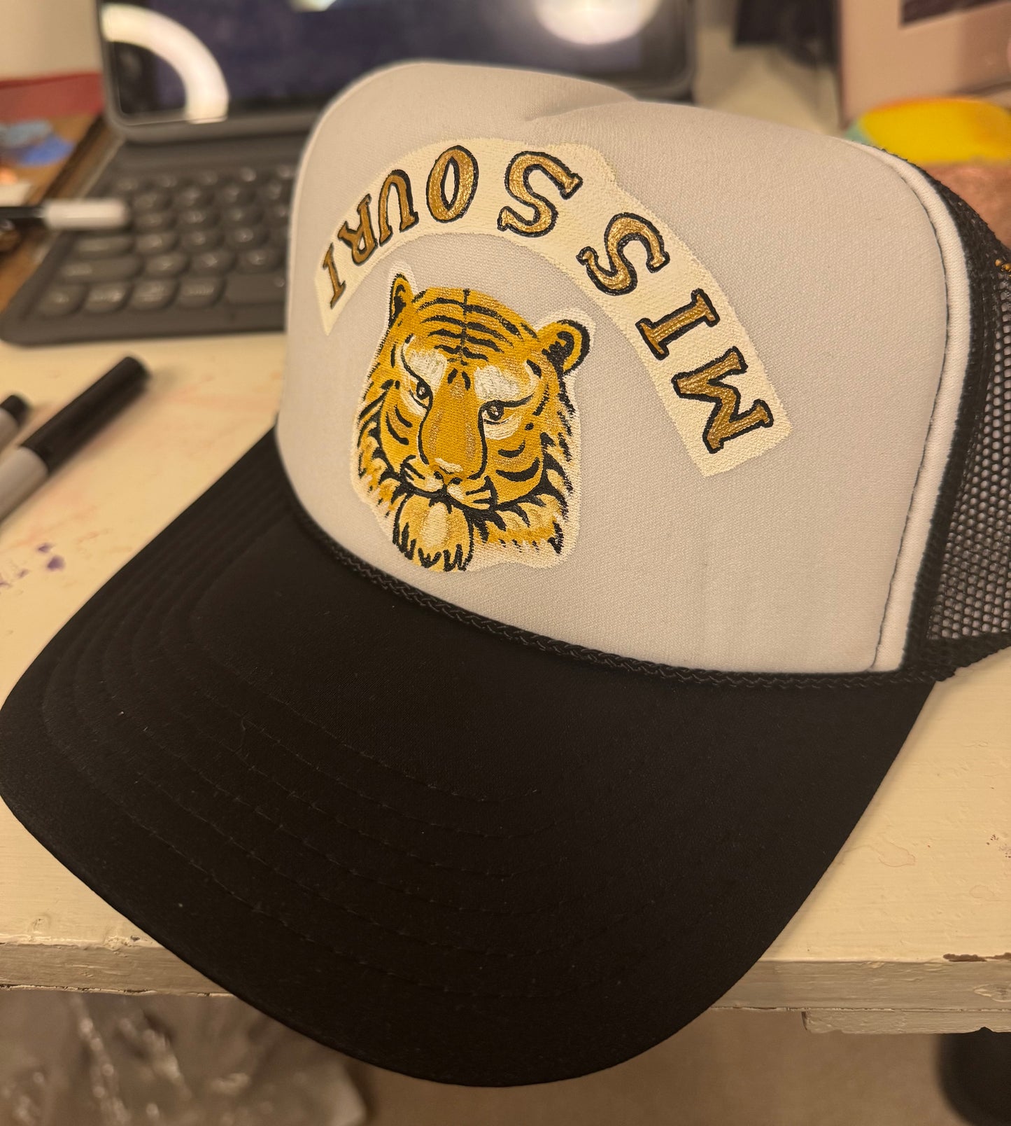 Custom Hand-Painted Trucker Hats