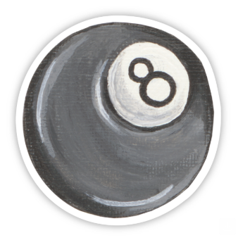 8 Ball Sticker