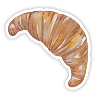 Croissant Sticker