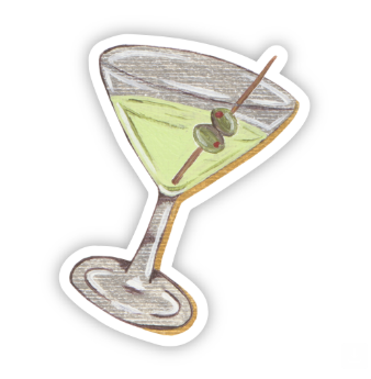 Dirty Martini Sticker