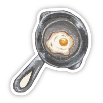 Frying Pan Sticker