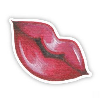 Juicy Lips Sticker